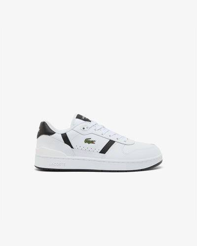 รองเท้าผ้าใบหนังผู้ชาย T-CLIP SET (White / Black • 147)