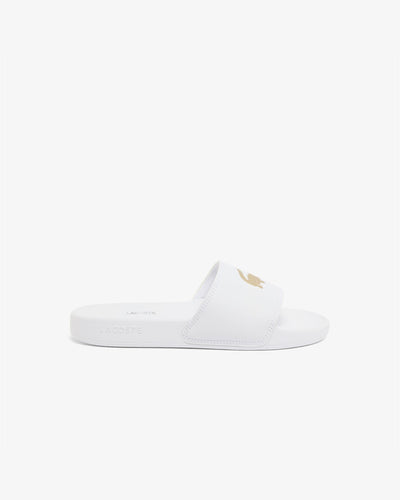 SERVE SLIDE 0.0 Women's Sandals (White / Bronze • Alm)