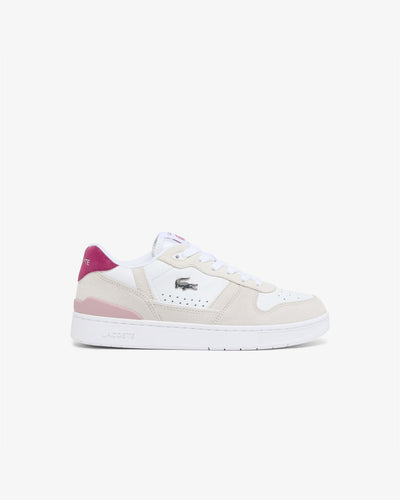 Women's Suede T-CLIP SET Sneakers (White / Dark Purple • 1S6)