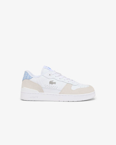 Women's Leather Sneakers T-CLIP SET (White / Light Blue • 1T3)