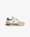 รองเท้าผ้าใบผู้หญิง SLAM BREAK (Off White / Dark Brown • 2F5)