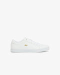 รองเท้าผ้าใบหนังผู้หญิง STRAIGHTSET 2.0 (White / Gold • 216)