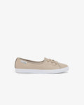 รองเท้าผ้าใบหนังผู้หญิง MEDIAN LTH (Natural / White • 7F8)