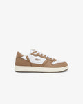 รองเท้าผ้าใบหนังผู้ชาย T-CLIP SET (White / Brown • 385)