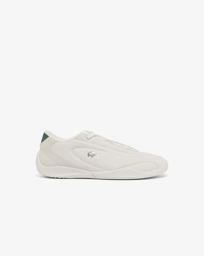 MEN'S PROTECT LEATHER SNEAKERS (Off White / Dark Green • 1Y5)