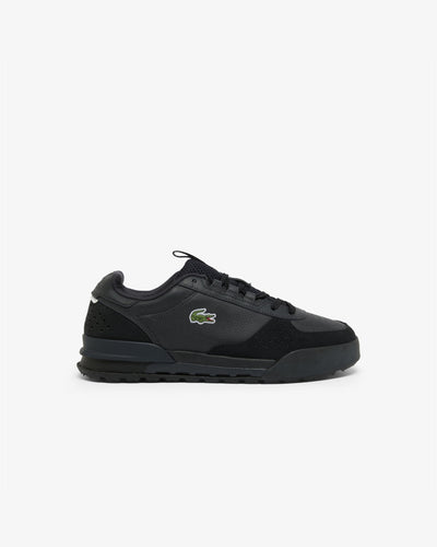 รองเท้าผ้าใบหนังผู้ชาย SLAM BREAK (Off Black / Black • Ar0)