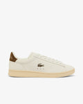 รองเท้าผ้าใบหนังผู้ชาย CARNABY SET (Off White / Dark Brown • 2F5)