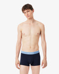 กางเกงในผู้ชาย 3-PACK STRETCH COTTON TRUNKS (Bleu Marine / Bleu Clair / Gris Fonce / Bleu Marine • TM2)