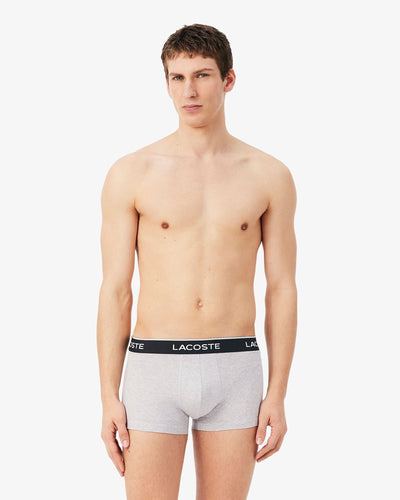 กางเกงในผู้ชาย 3-PACK STRETCH COTTON TRUNKS (Gris Chine / Gris / Noir • 2IX)