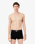 กางเกงในผู้ชาย STRETCH COTTON TRUNKS (Noir / Blanc • 258)