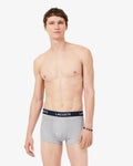 กางเกงในผู้ชาย 3-PACK STRETCH COTTON TRUNKS (Gris Chine / Bleu Clair / Bleu Marine • RFB)