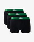 MEN'S 3-PACK COTTON TRUNKS (Noir • 031)