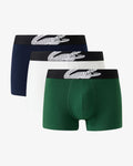 กางเกงในผู้ชาย 3-PACK STRETCH COTTON TRUNKS (Green / White / Navy Blue • 720)