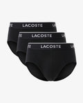กางเกงในผู้ชาย 3-PACK PLAIN COTTON LOGO BRIEFS (Noir • 031)