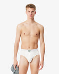 MEN'S 3-PACK STRETCH JERSEY BRIEFS (Blanc / Vert / Noir • ZJ2)