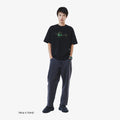 เสื้อยืดผู้ชาย T-SHIRT LACOSTE & GODZILLA (Noir • 031)