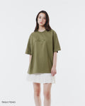 เสื้อยืดผู้ชาย T-SHIRT MOTHRA LARVA LACOSTE & GODZILLA (Khaki Green • BMY)