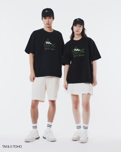 เสื้อยืดผู้ชาย T-SHIRT LACOSTE CROCODILE & GODZILLA (Noir • 031)
