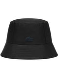 หมวกผู้ชาย LACOSTE X WANG YIBO TWILL BUCKET HAT (Noir  •  031)