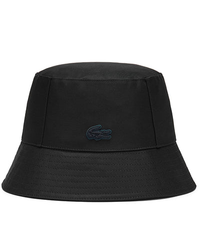 หมวกผู้ชาย LACOSTE X WANG YIBO TWILL BUCKET HAT (Noir  •  031)