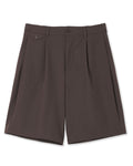 กางเกงขาสั้นผู้ชาย LACOSTE X WANG YIBO BERMUDA SHORTS (Marron  •  DPD)