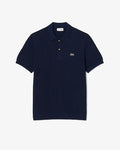 Classic Fit Knitted Polo Shirt (Midnight blue • 166)