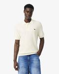 เสื้อถักไหมพรมผู้ชาย CLASSIC FIT KNITTED POLO SHIRT (White • 70V)