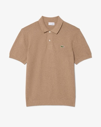 Classic Fit Knitted Polo Shirt (Beige • GE2)