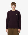 เสื้อถักไหมพรมผู้ชาย CABLE KNIT WOOL CREW NECK SWEATER (Brown • 3KE)