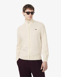 เสื้อถักไหมพรมผู้ชาย WOOL ZIPPED SWEATER (White • XFJ)