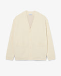 MEN'S WOOL BLEND SHIELD ACCENT CARDIGAN (White • XFJ)
