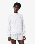 เสื้อเบลาส์ผู้หญิง REFLECTIVE CROCODILE PRINT TENNIS JACKET (White • 001)