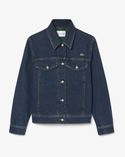 เสื้อแจ็กเก็ตผู้หญิง COTTON DENIM JACKET (Blue • RNE)
