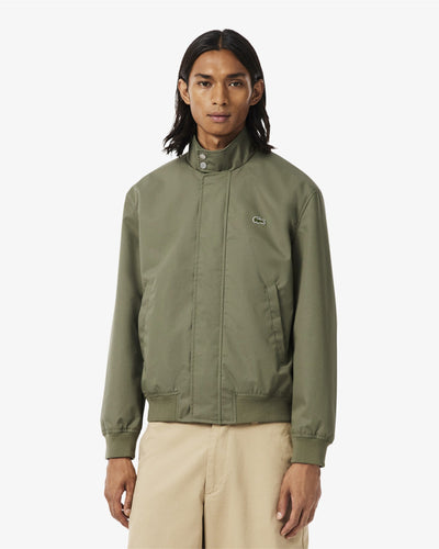 MEN'S WATER-REPELLENT TWILL HARRINGTON JACKET (Khaki Green • BMY)