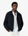 เสื้อแจ็กเก็ตผู้ชาย WATER-REPELLENT TWILL HARRINGTON JACKET (Navy Blue • HDE)