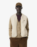 เสื้อแจ็กเก็ตผู้ชาย SHERPA FLEECE VEST (Beige • 056)