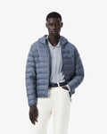 เสื้อแจ็กเก็ตผู้ชาย WATER-REPELLENT DOWN WINDBREAKER (Gris • 7EZ)