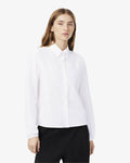 เสื้อเชิ้ตผู้หญิง REGULAR FIT POPLIN SHIRT (White • 001)