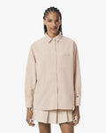 เสื้อเชิ้ตผู้หญิง OVERSIZED CORDUROY OVERSHIRT (Beige • S69)