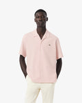 เสื้อเชิ้ตผู้ชาย RELAXED FIT SHORT SLEEVED PIQUÉ SHIRT (Light Pink • ADY)