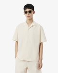 เสื้อเชิ้ตผู้ชาย RELAXED FIT SEERSUCKER SHIRT (Blanc / Beige • FM0)