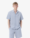 MEN'S RELAXED FIT SEERSUCKER SHIRT (Bleu / Bleu Clair • T59)