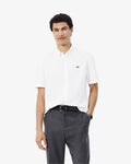 เสื้อเชิ้ตผู้ชาย REGULAR FIT SHORT-SLEEVED OXFORD SHIRT (White • 800)