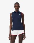 WOMEN'S FRENCH TENNIS TEAM POLO SHIRT (Navy Blue • 166)