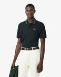 เสื้อโปโลผู้ชาย CLASSIC FIT MONOGRAM JACQUARD POLO SHIRT (Vert Fonce / Vert • SPU)