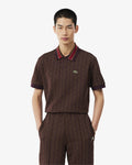 เสื้อโปโลผู้ชาย CLASSIC FIT MONOGRAM JACQUARD POLO SHIRT (Marron • WD9)