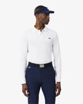 เสื้อโปโลผู้ชาย REGULAR FIT ULTRA DRY LONG SLEEVED GOLF POLO SHIRT (White • 001)