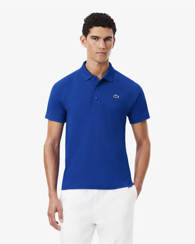 เสื้อโปโลผู้ชาย REGULAR FIT UV PROTECT POLO SHIRT (Blue • JQ0)