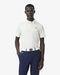 เสื้อโปโลผู้ชาย REGULAR FIT PRINTED GOLF POLO SHIRT (White / Green • 0LP)