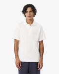 เสื้อโปโลผู้ชาย PARIS CLASSIC FIT OPEN NECK EMBROIDERED POLO SHIRT (White • 70V)